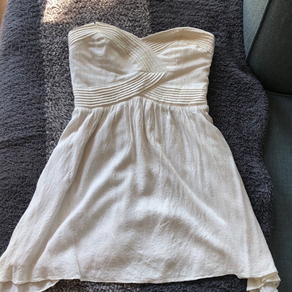 White Urban outfitters strapless dress